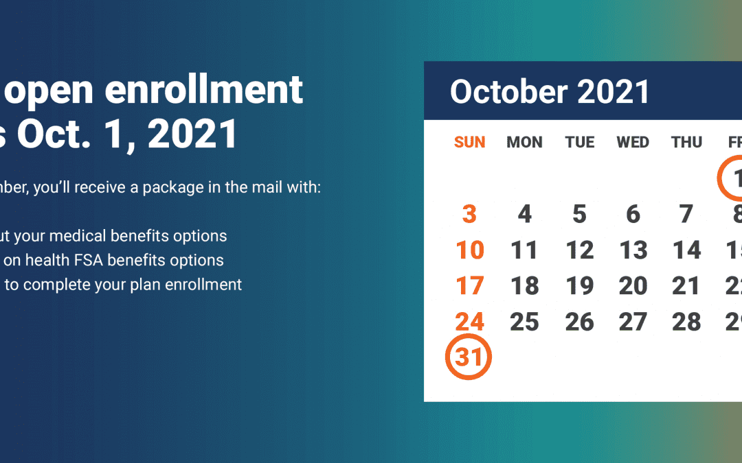 Open enrollment for 2022 Health FSA to run from October 131, 2021