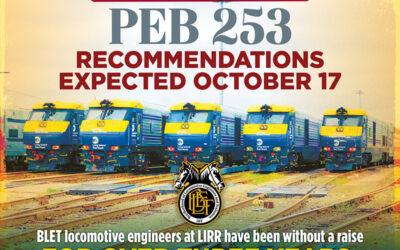 PEB 253 expected to issue recommendations today in BLET-LIRR contract dispute