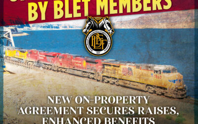 Union Pacific: BLET members ratify new contract that runs through 2029